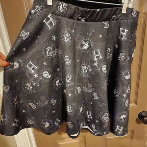 Harry potter skater skirt with pockets from hot topic plus size